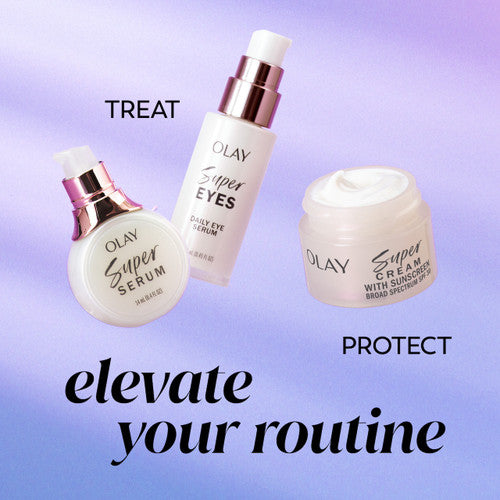 Olay Super Cream Mini with Sunscreen SPF 30, Ultra Lightweight SPF Face Moisturizer