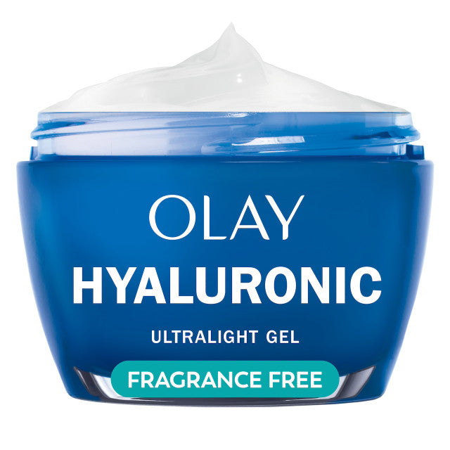 Olay Hyaluronic Ultralight Gel Hydrates 2x Longer than a $400 Cream